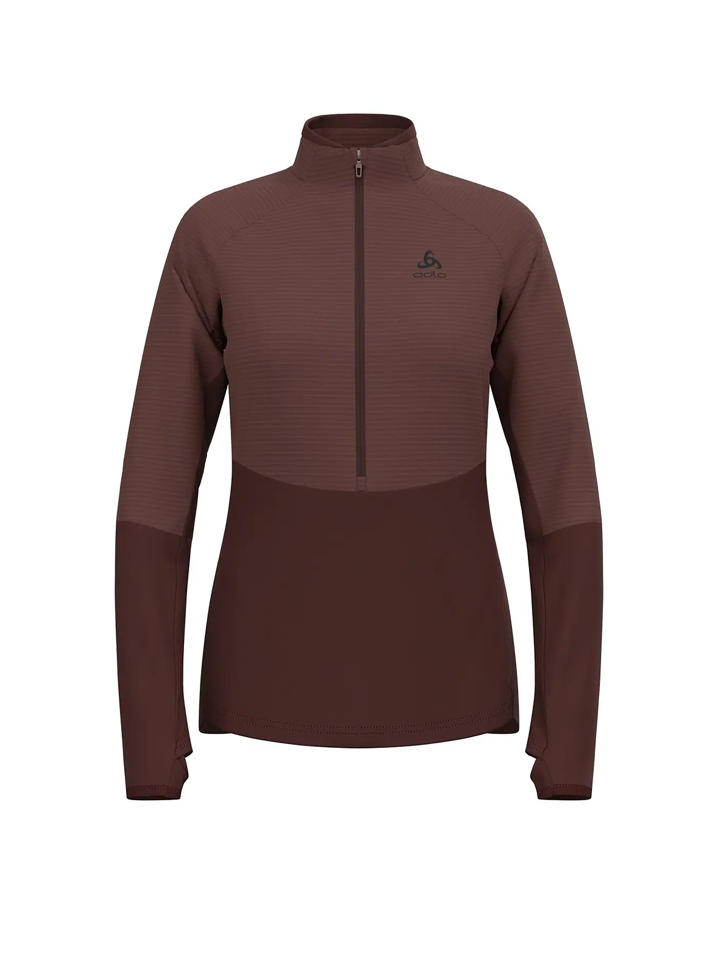 ODLO | Damen Unterzieh Zipshirt Descent Ceramiwarm | 